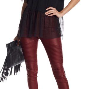 Ooberswank Leggings - Burgundy